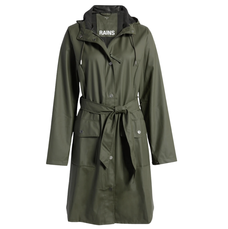 Curve Waterproof Belted Jacket